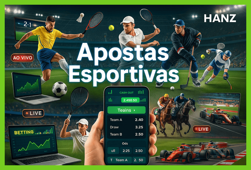 Aposte em apostas esportivas no cassino online HANZ