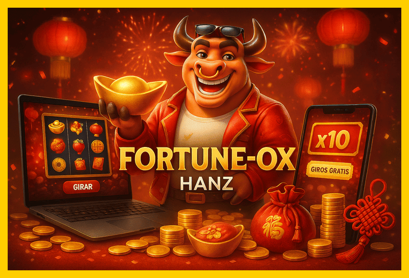 Fortune Ox no HANZ - Aposte Agora e Reivindique Seus Ganhos