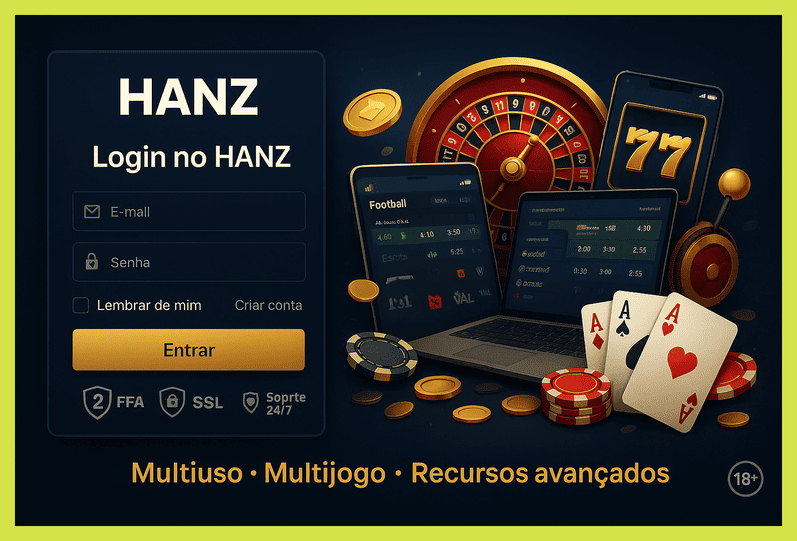 Não Perca tempo, o rRgistro na site HANZ