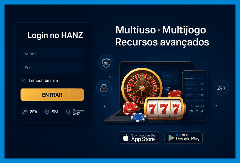 Registro na HANZ Garante Acesso a uma Vasta Seleção de jogo